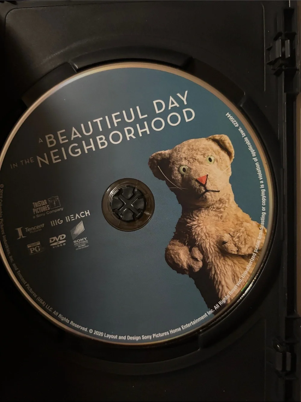 Sony DVD Cover with Red Cardigan and Blue Shirt Artwork